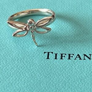 Tiffany & Co sterling silver dragon fly ring